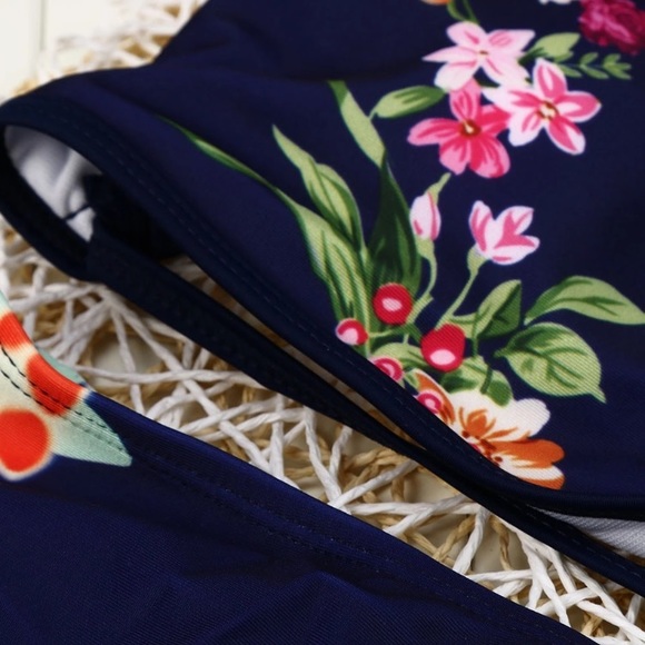 Sexy Boho High Waisted Wrap Halter Bikini Swimsuit - Picture 7 of 7